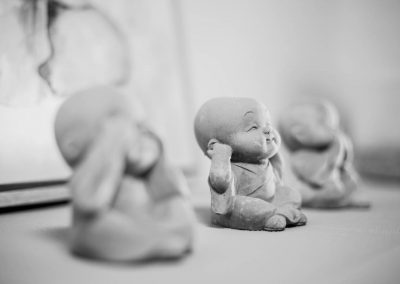 Kleine Buddhas, Studio Dekoration